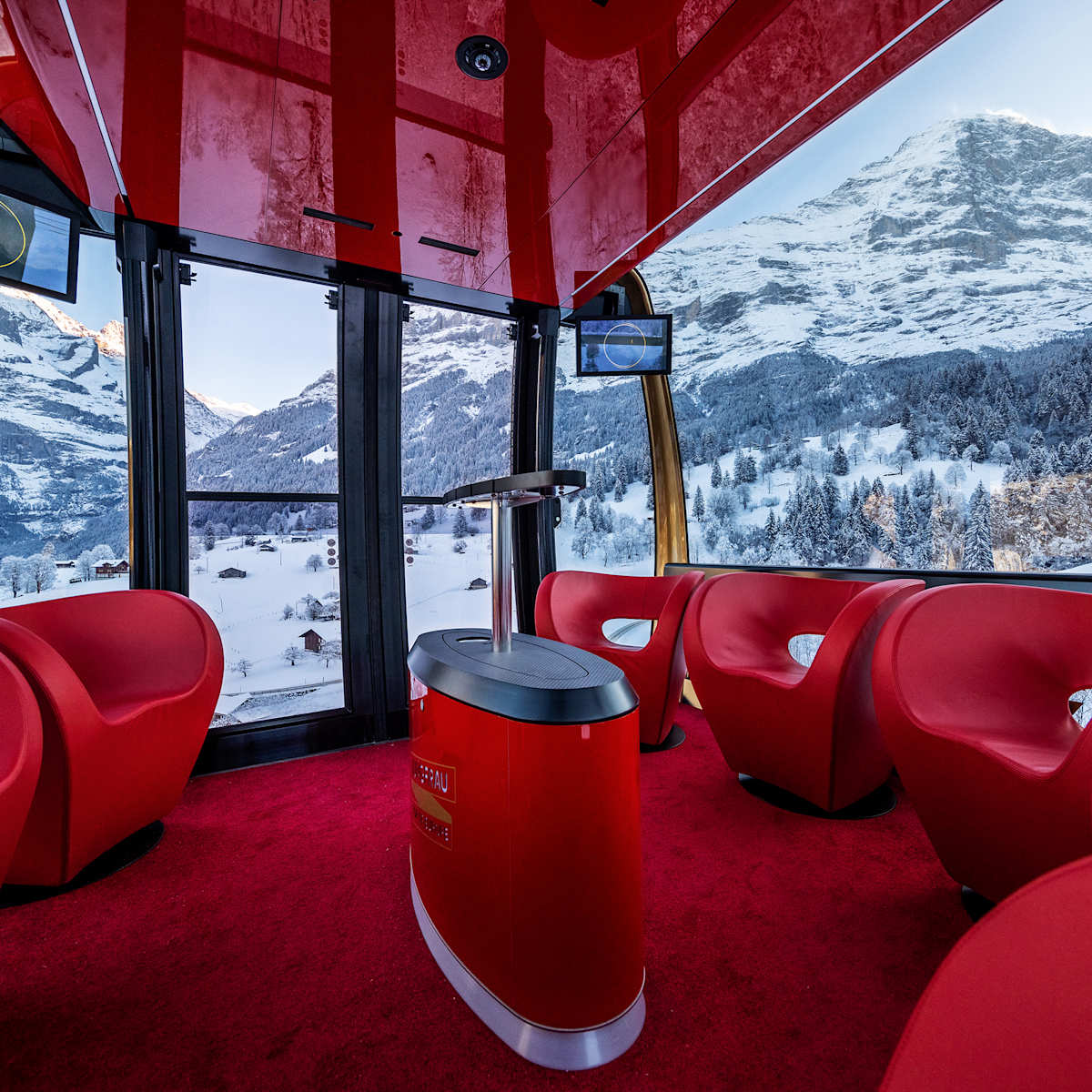 V-Cableway gondola