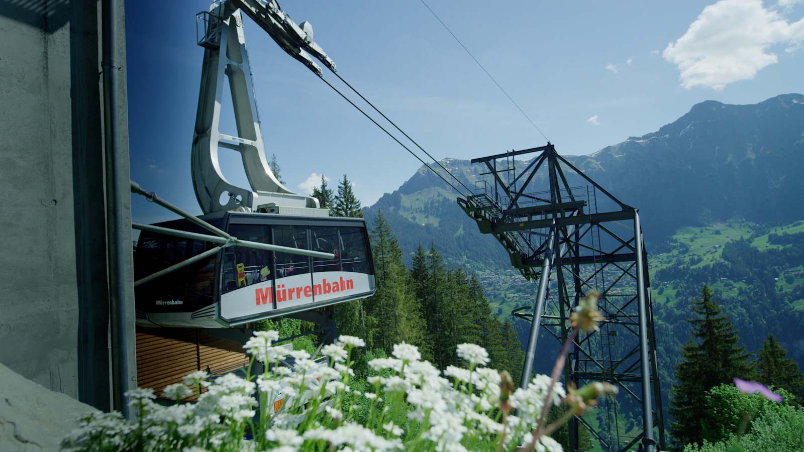 Lauterbrunnen-Mürren mountain rail- and cableway valley station