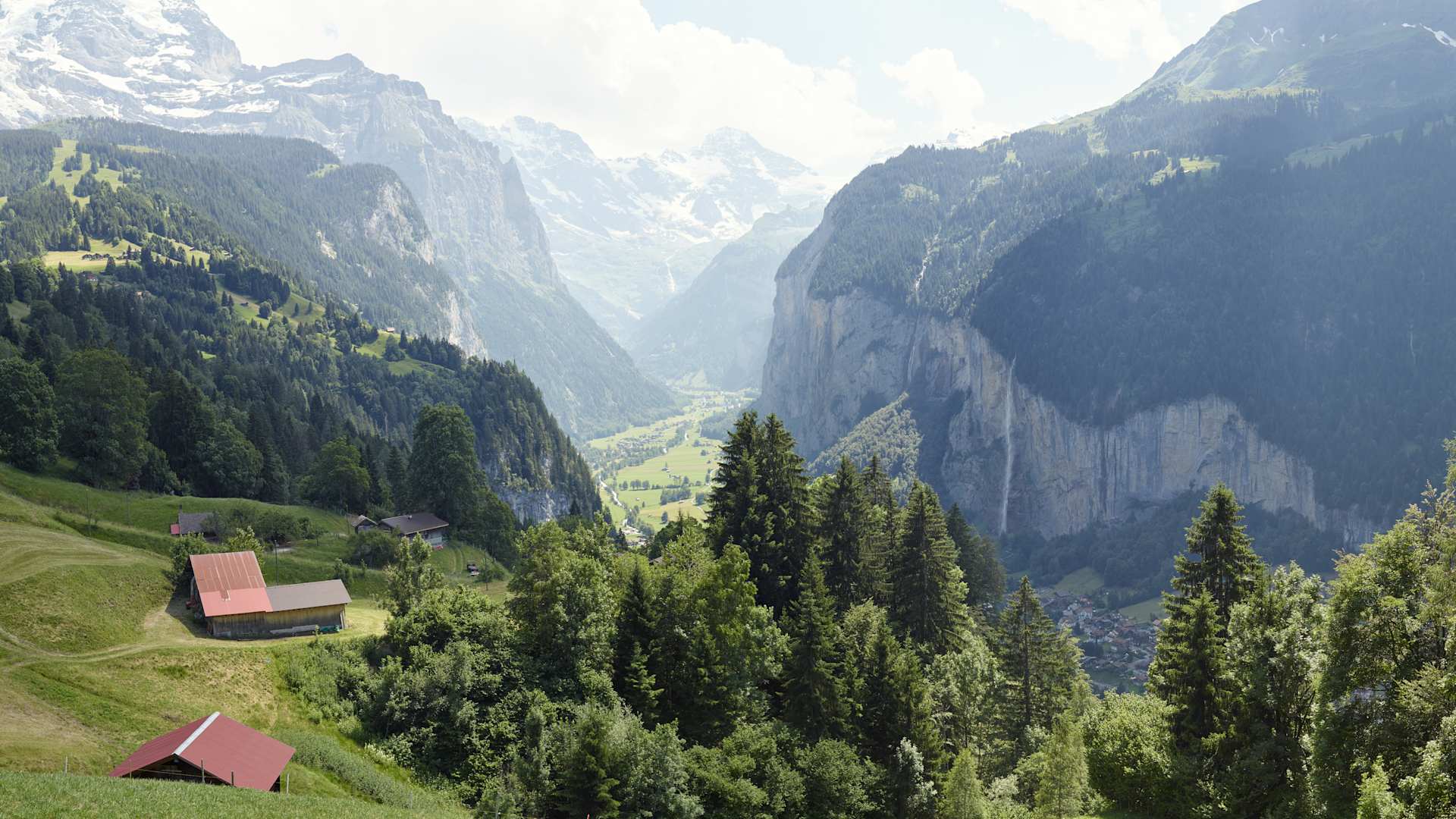 The Lauterbrunnen valley