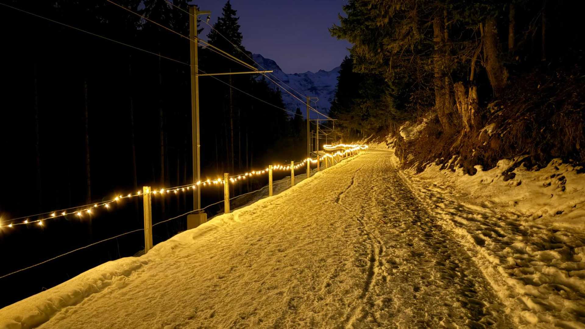 Light Trail Mürren-Winteregg
