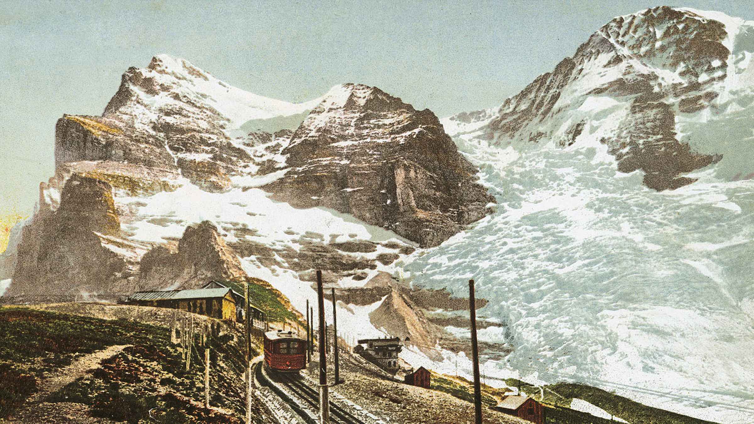 Bau der Jungfraubahn 33