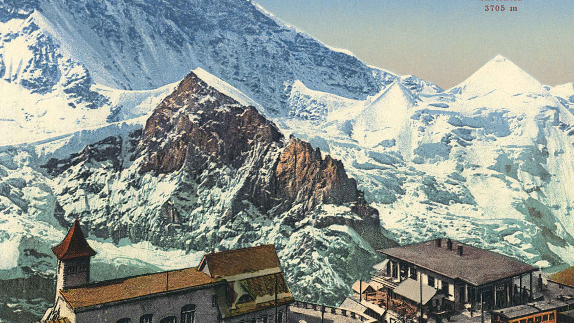 Bau der Jungfraubahn 37