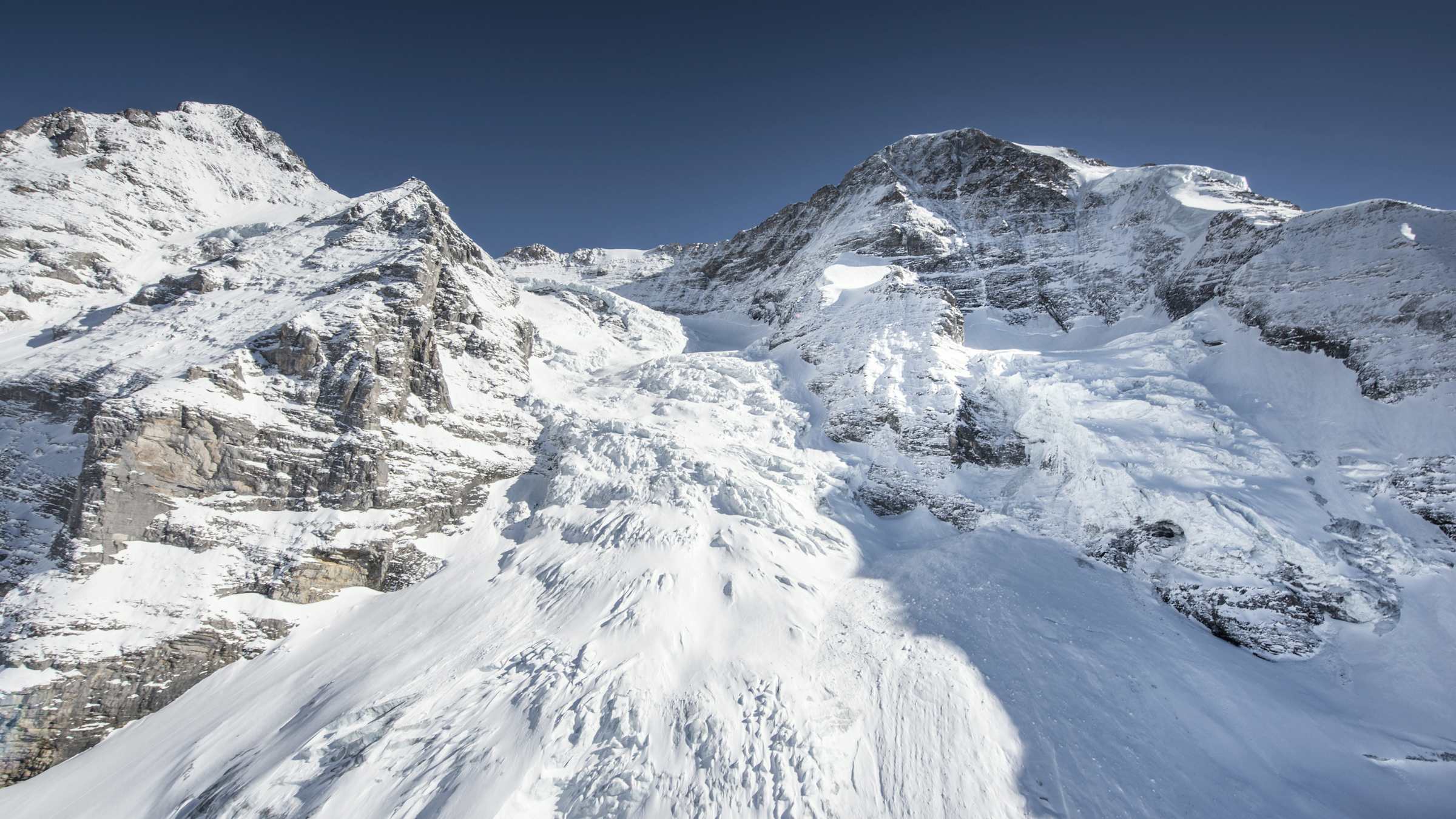 Kleine Scheidegg Eiger Glacier winter