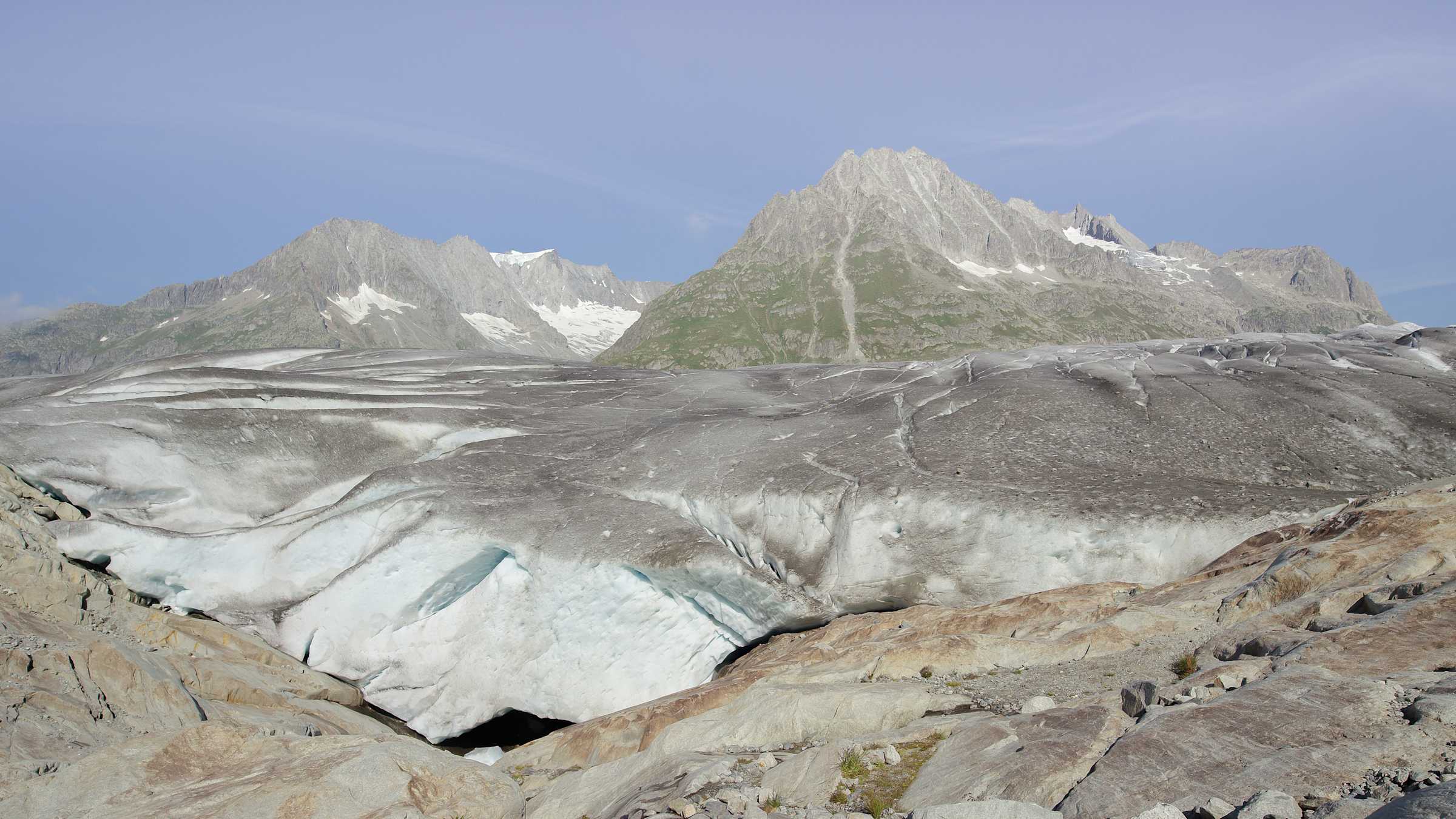 Enormous ice mass