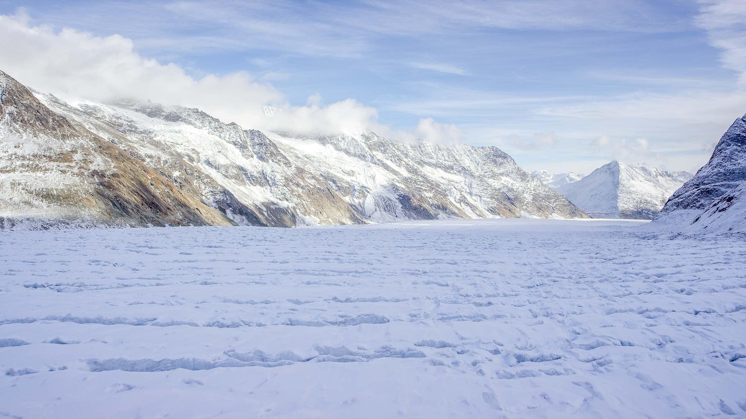 Aletsch Glacier ice stream