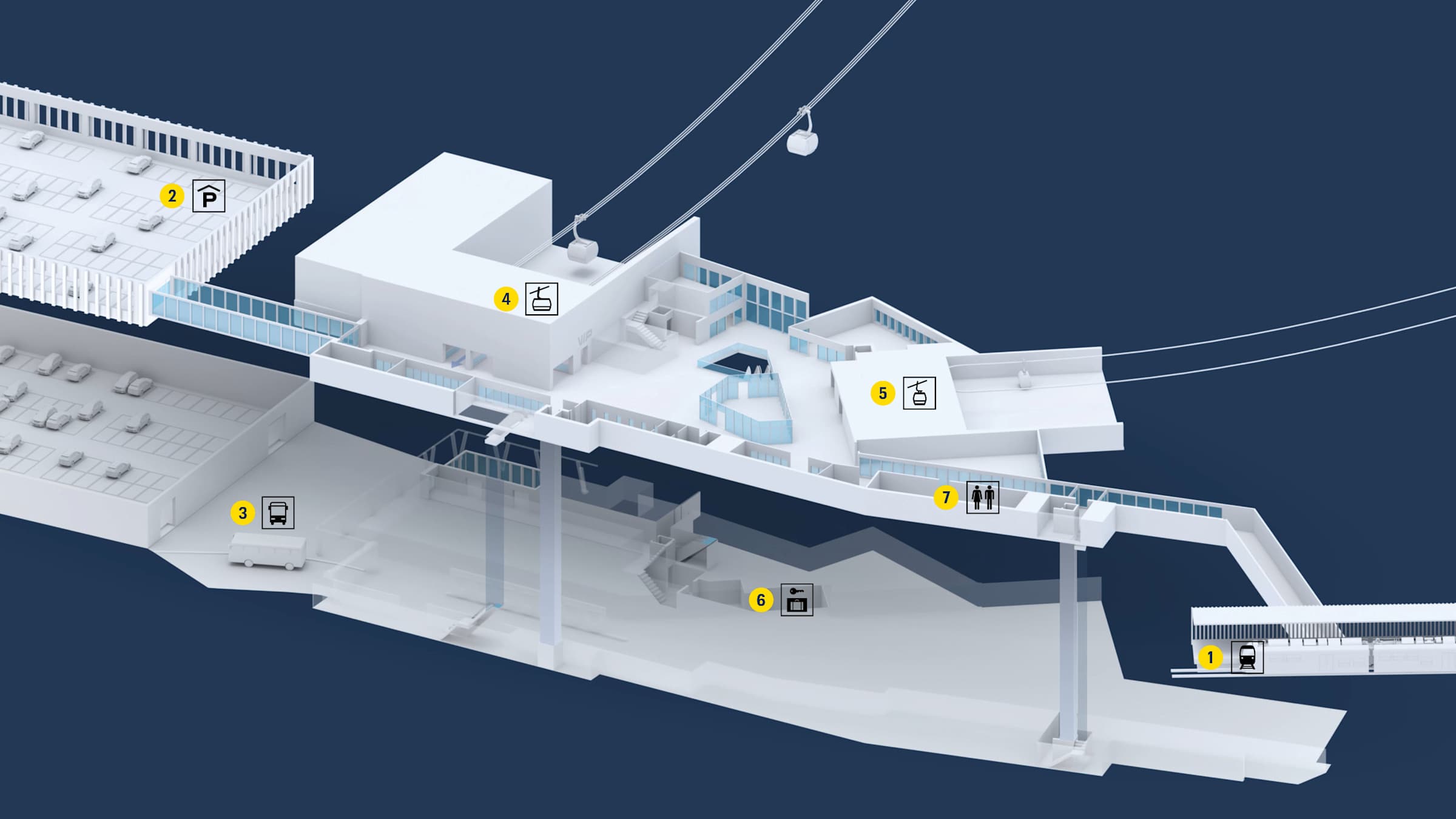 Terminal map Grindelwald Terminal