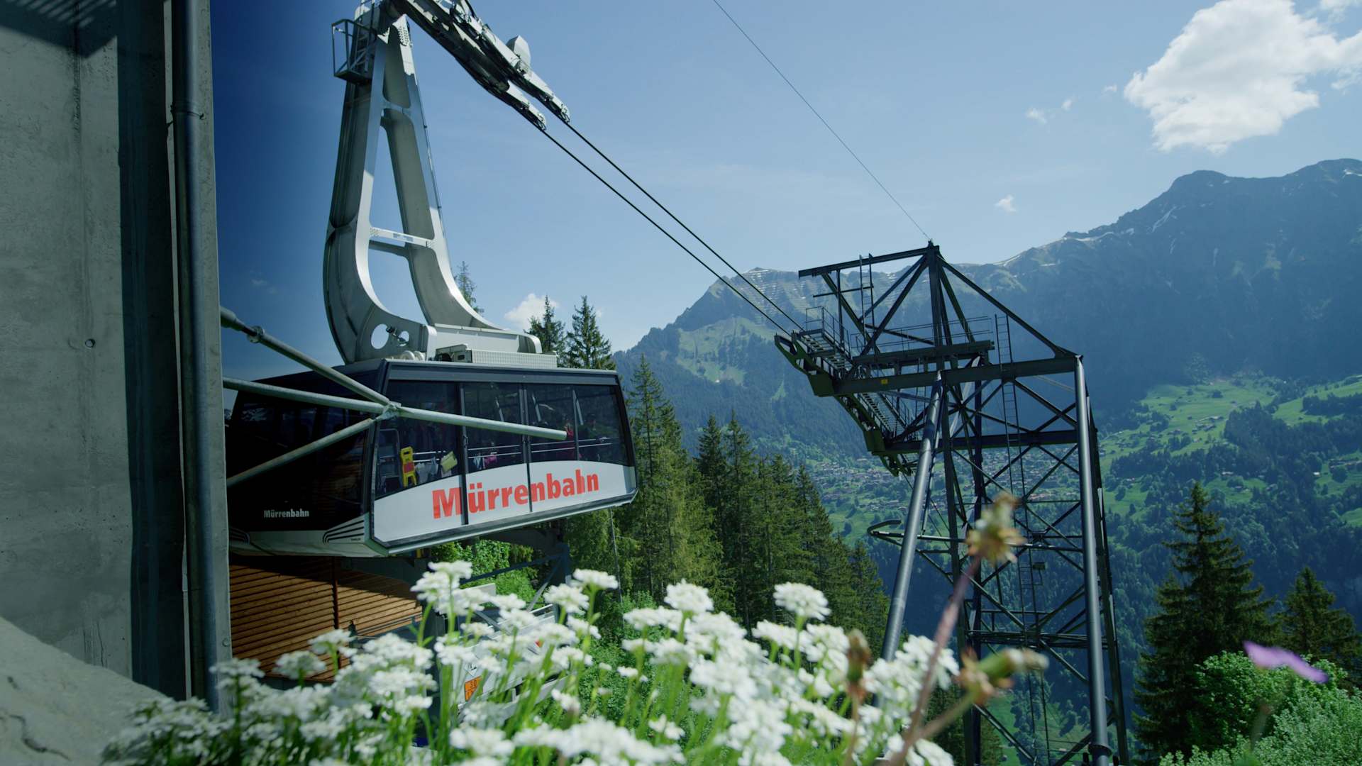 Lauterbrunnen-Mürren mountain rail- and cableway valley station