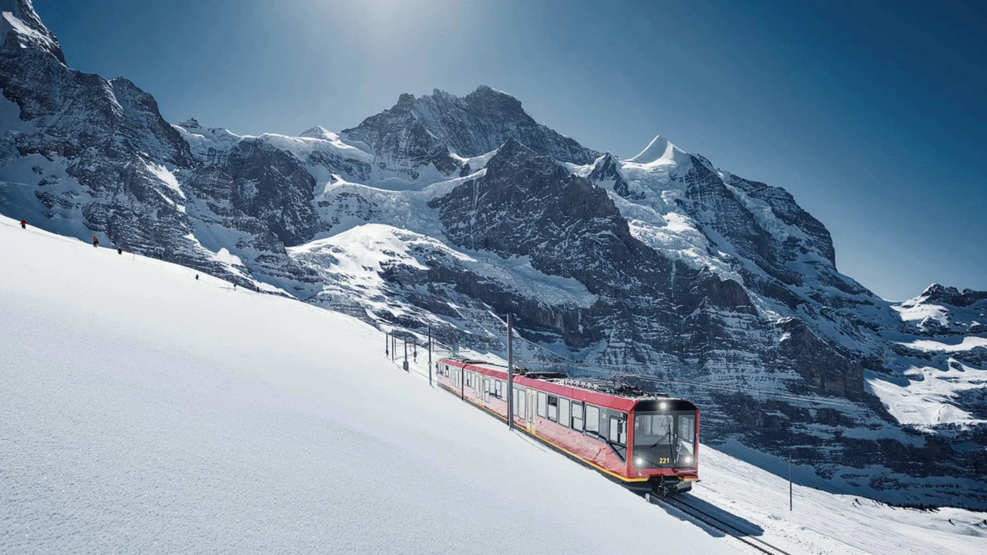 Railways crossing all the mountains