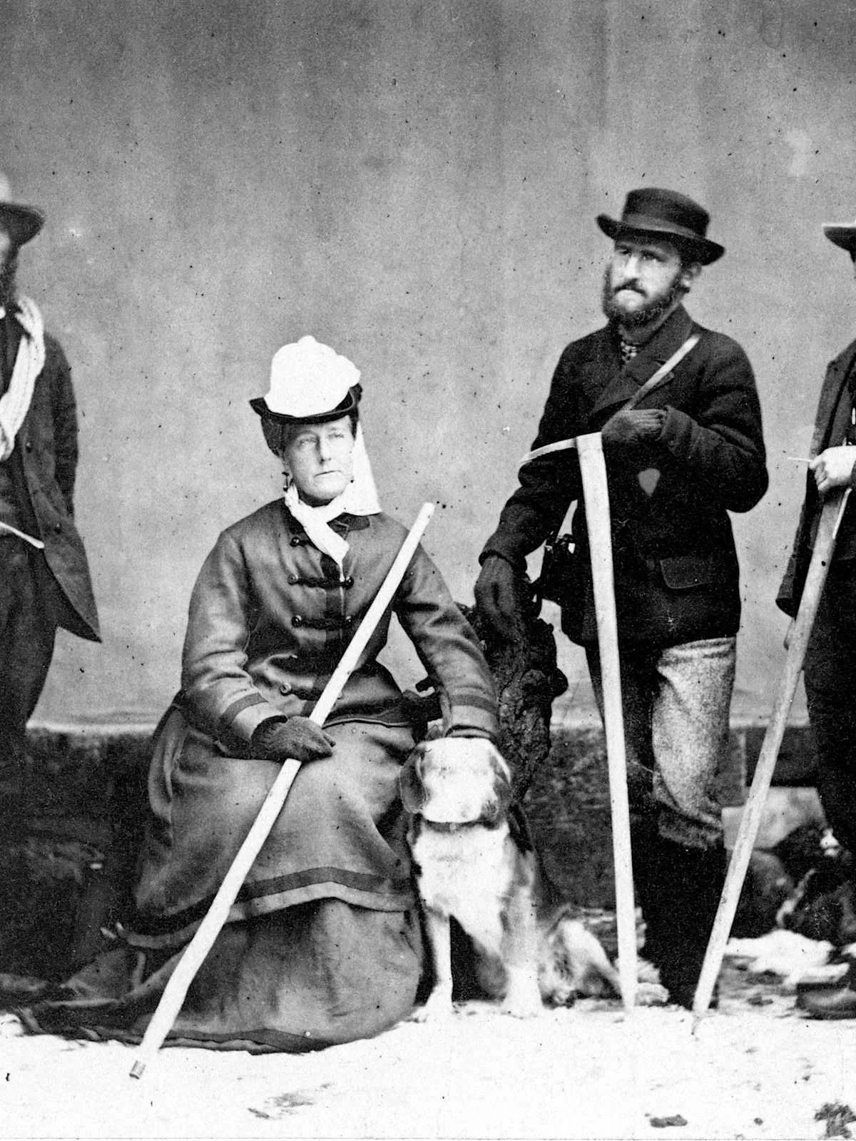Historical photograph of mountain guides