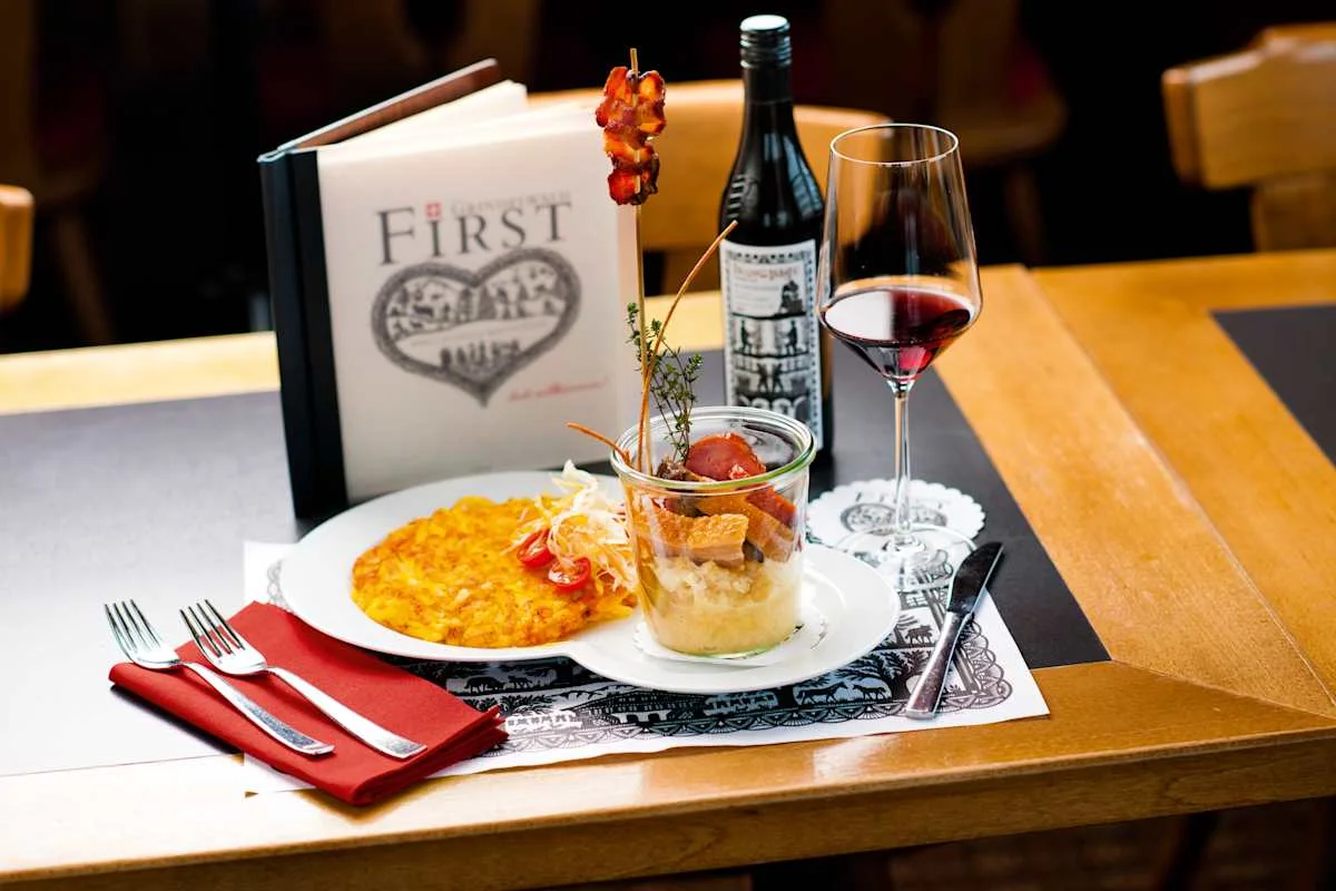 Rösti at Berggasthaus First