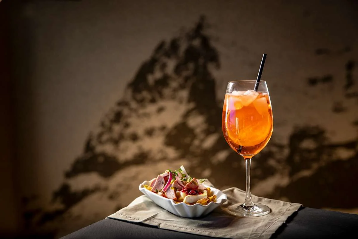The Wall Bar Drink and Loaded Fries