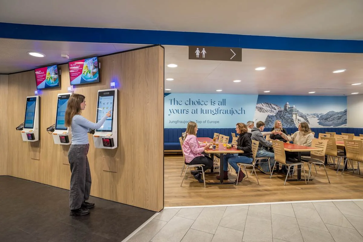 Restaurant Aletsch Self ordering terminal