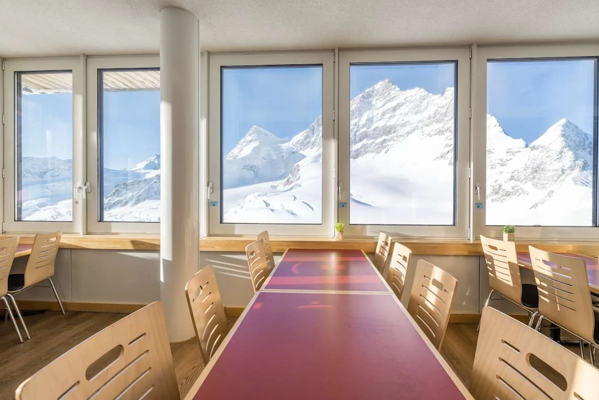 Restaurant Aletsch Self view of the Jungfrau