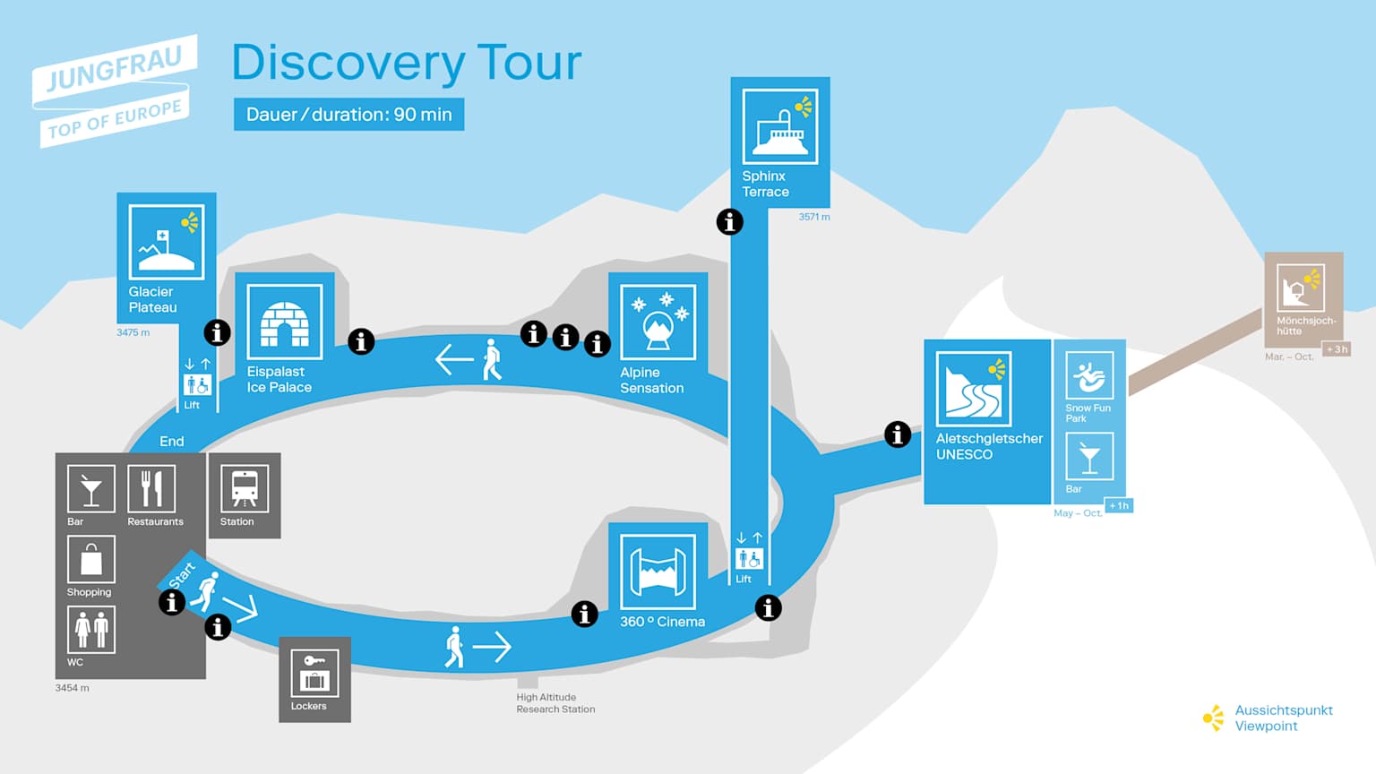 Discovery Tour Map – Sphinx Terrace