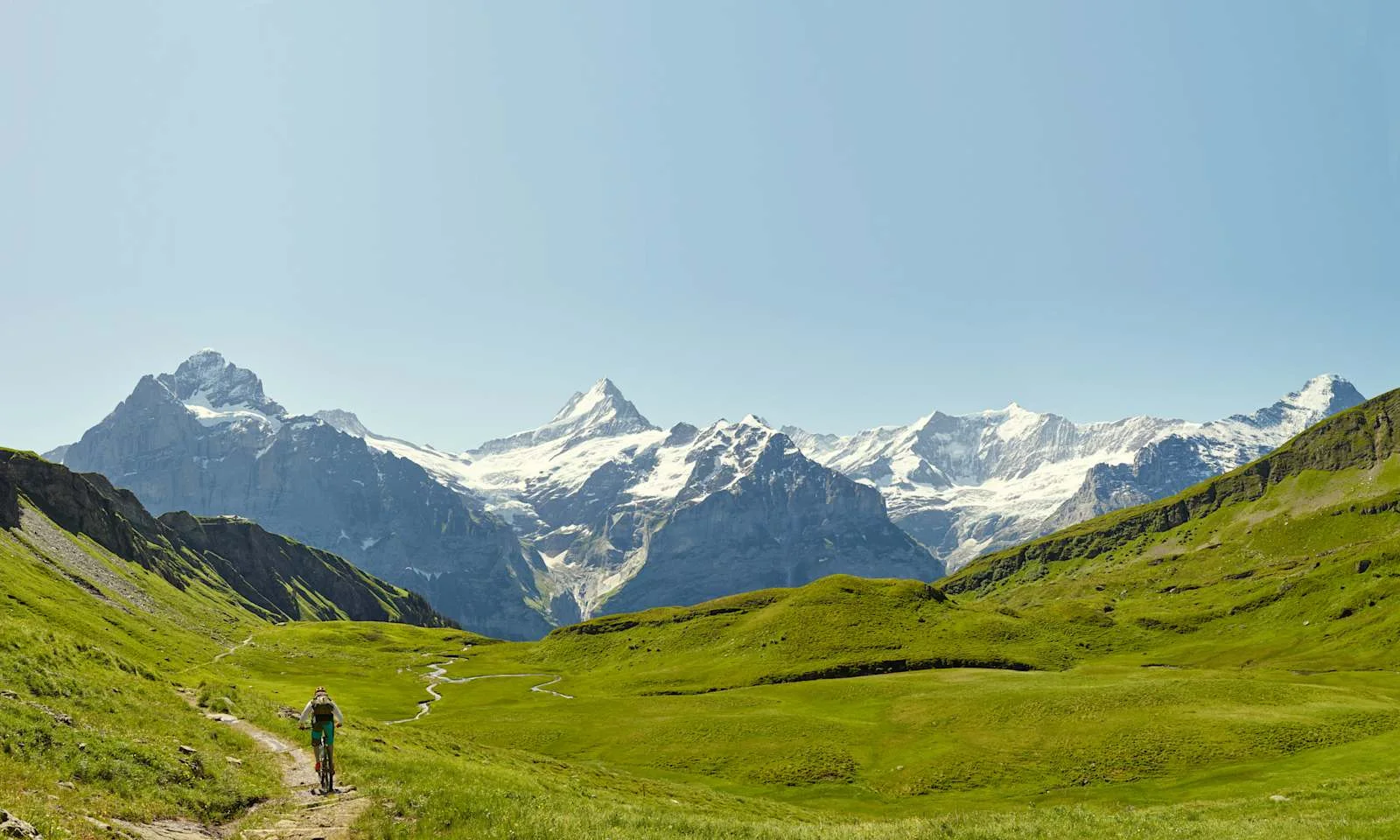 By bike to Grindelwald