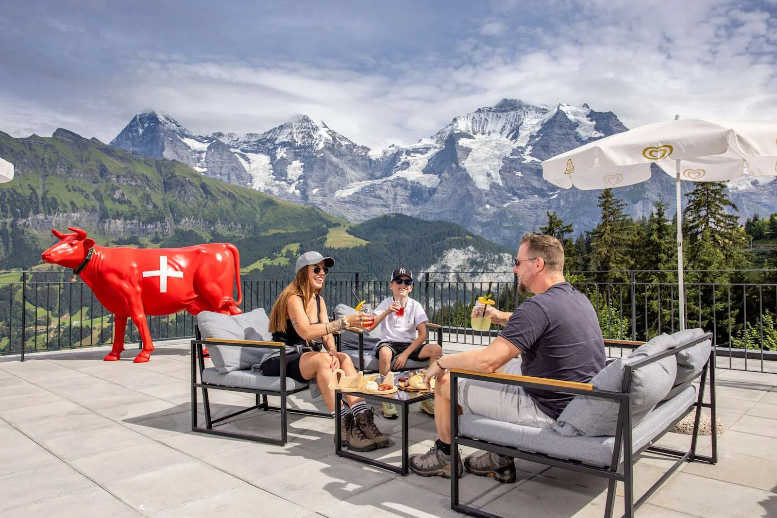 A break with a view: Bistro Grütschalp