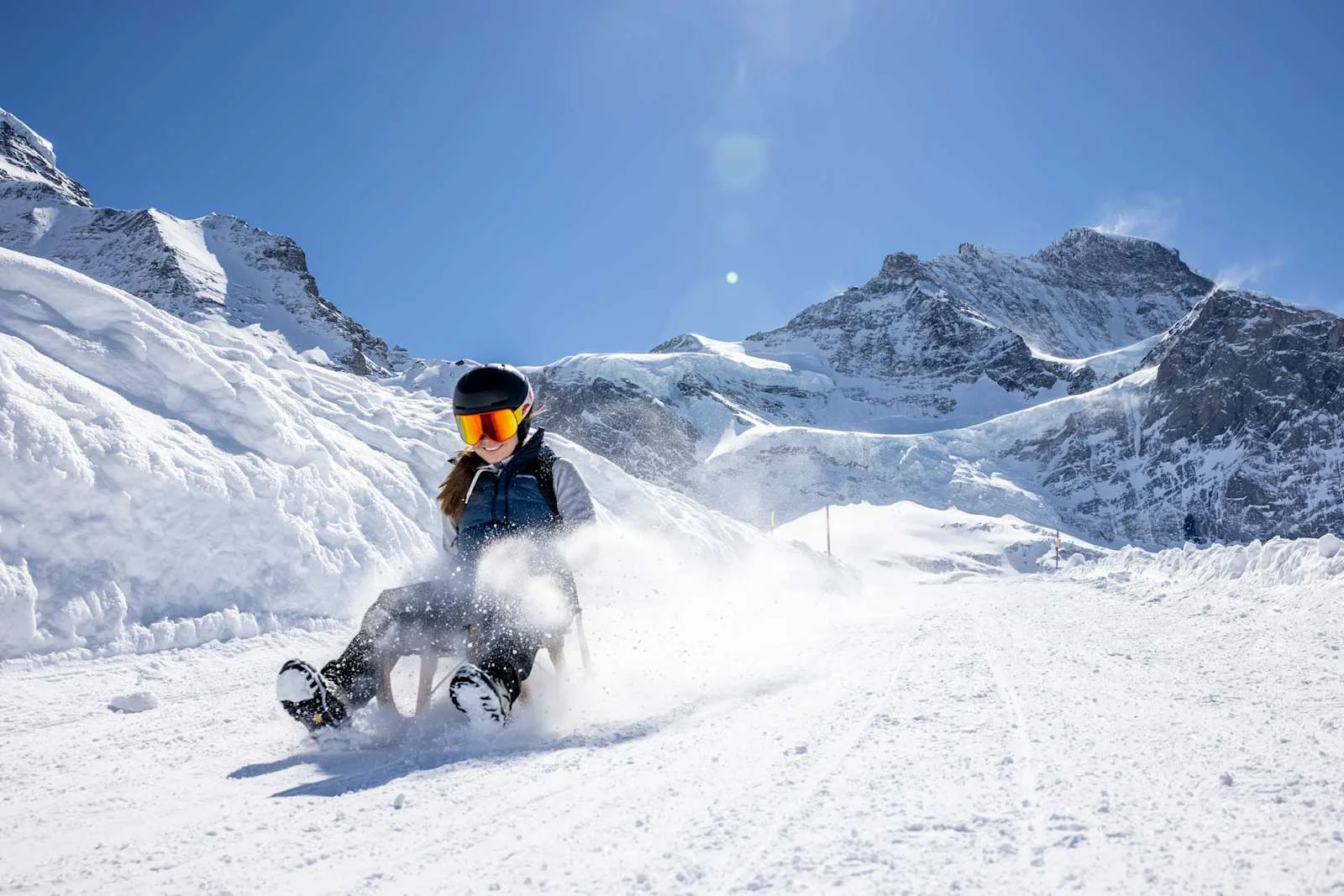 Jungfrau Eiger Run: varied sledging safari