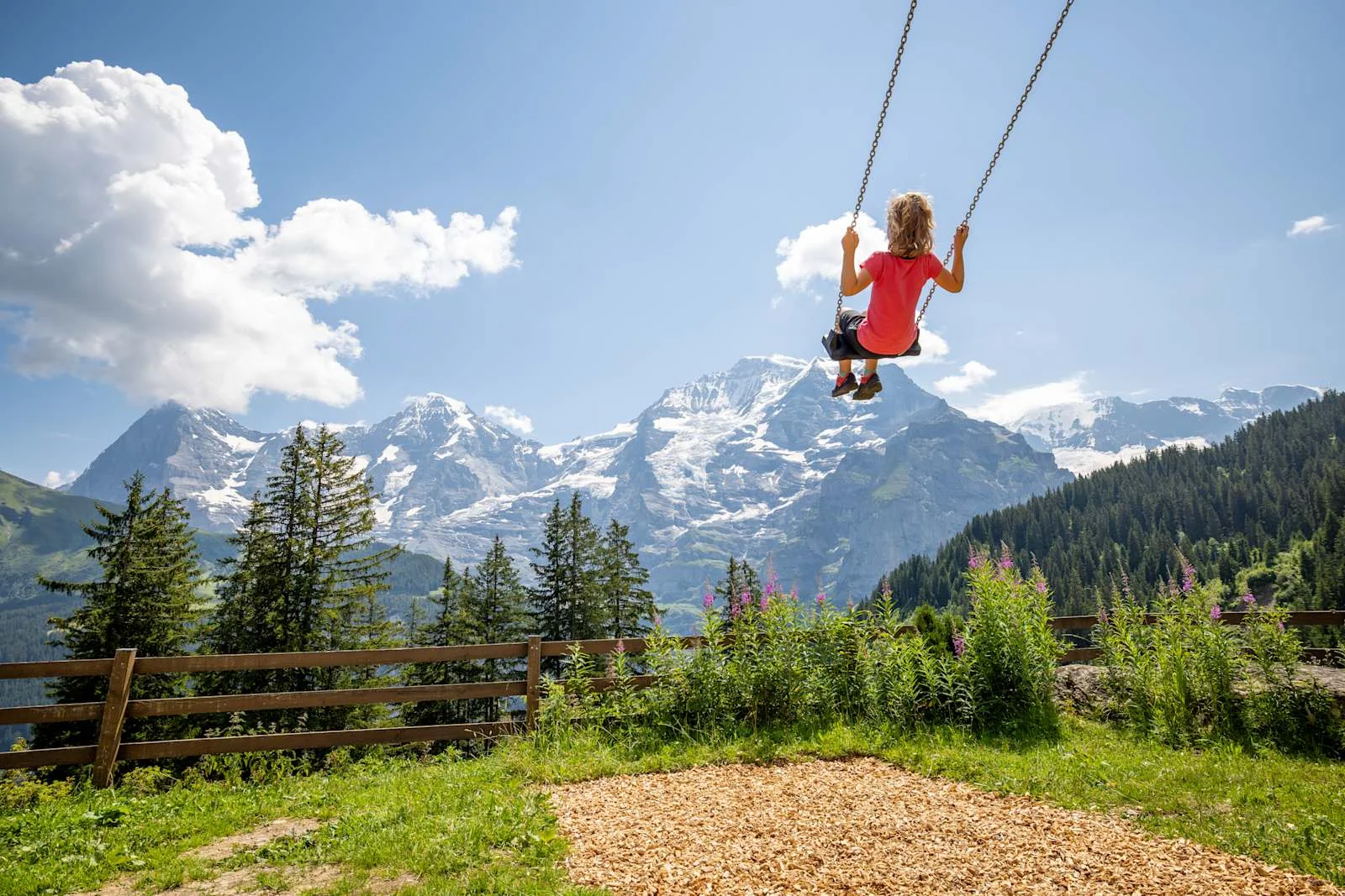 Panorama Swing Winteregg-Mürren