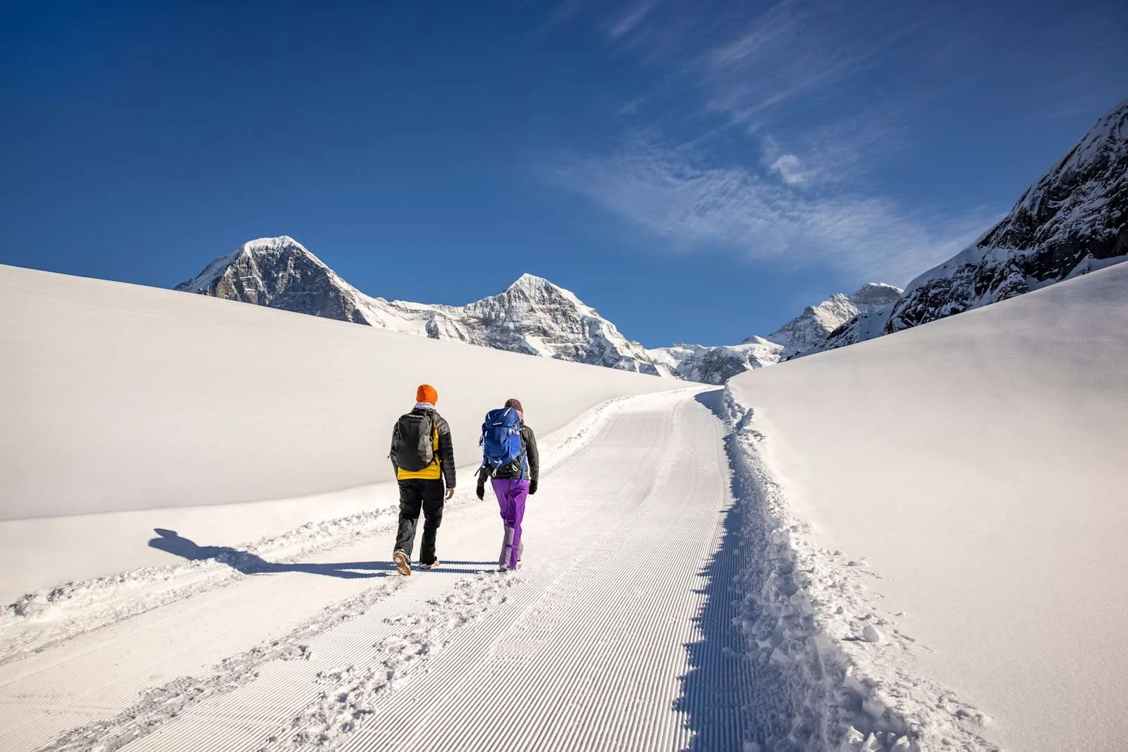 Winter hike Männlichen–Kleine Scheidegg