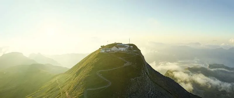 High altitude hike Schynige Platte - First