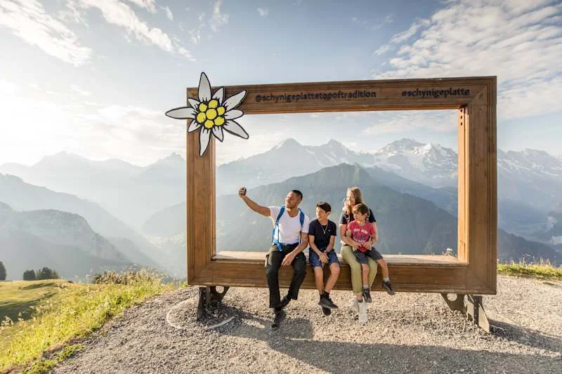 Circular trail with nature cinema